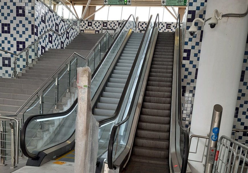 Opération réussie : renouvellement des escaliers mécaniques de l’extension B du Métro d’Alger